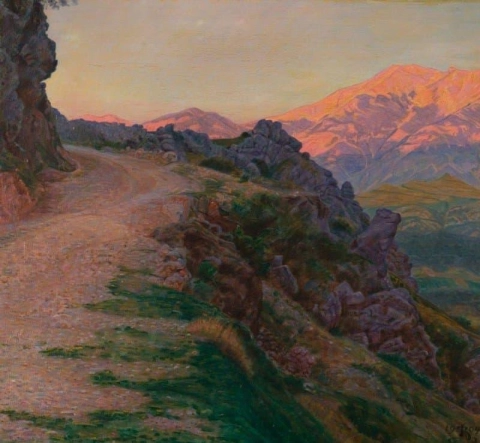 Landskab Ved Civita D'Antino 1904