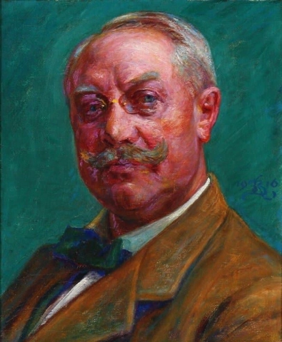 Portr T Af Gross. A. Holm 1916