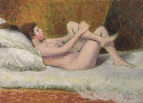 裸体层约1885 年由费德里科·赞多梅内吉油画复制品出售