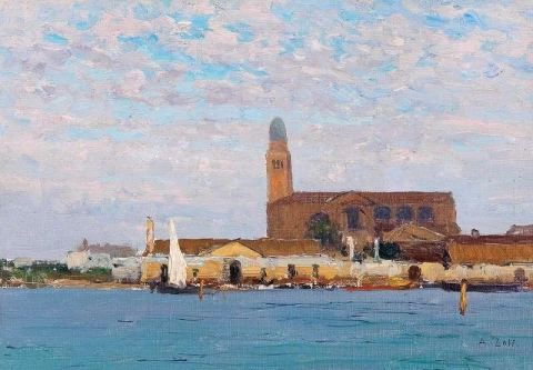 A View Of The Cathedral In Chioggia
