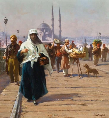 Op De Galatabrug Constantinopel