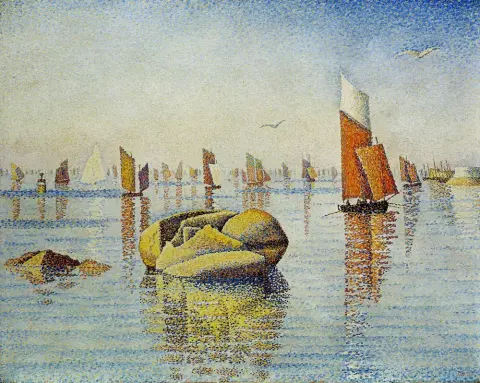 Kalm, ochtend, Concarneau 1891