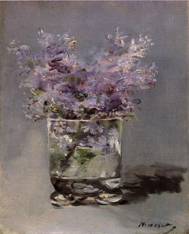 Lilac in a Glass, c. 1882