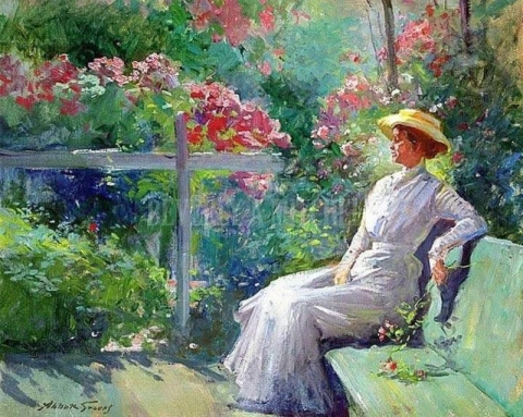 Abbott Fuller Graves, Signora nel giardino