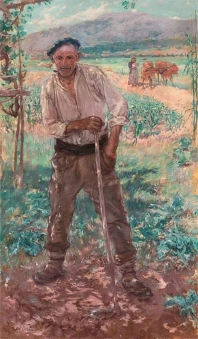 Adolfo Guiard, aldeano de Bakio, 1888