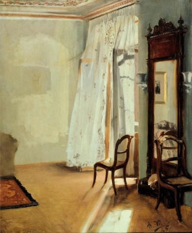 Adolph Von Menzel, La stanza del balcone 1845