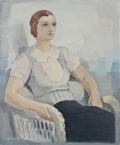 Aghinor Asteriadis Portrett av en kvinne