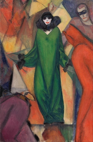 Albert Bloch O Dominó Verde 1913