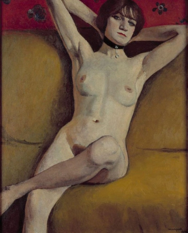 Nudo su un divano 1912