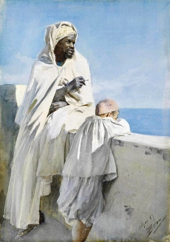 Gutt i Alger 1887