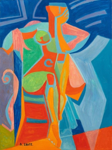 Andre Lhote egyptiläinen alastonkuva 1953-54