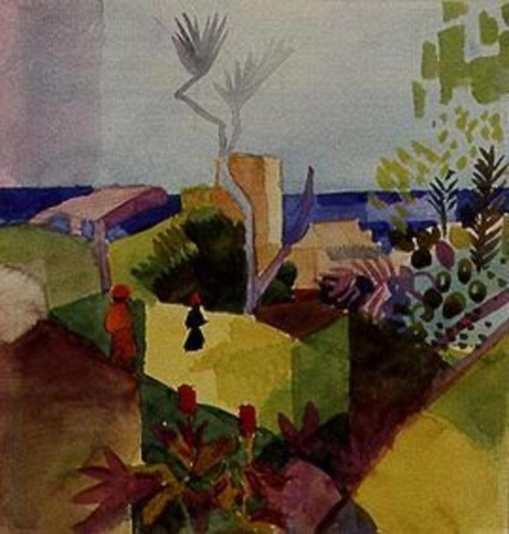 Landscape By The Sea 1914