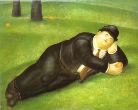 Man lying down