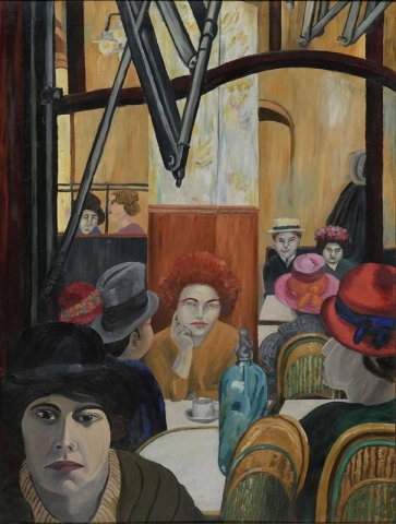 سيدريك موريس، مقهى دو لا روتوند، باريس. 1924
