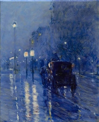 تشايلد حسام، منتصف الليل الممطر عام 1899