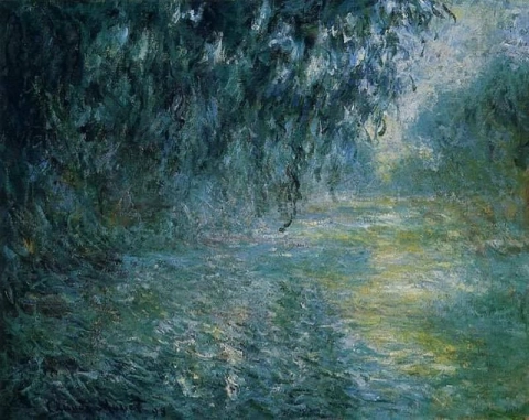 雨のセーヌ川の朝、1897 年