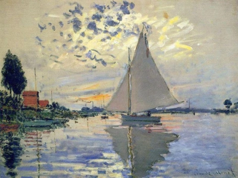 Sailboat At Petit-gennevilliers