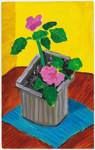 Two Pink Flowers 1989