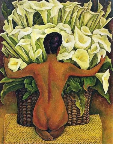 Nude With Calla Lilies - 1944