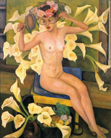Desnudo Con Flores