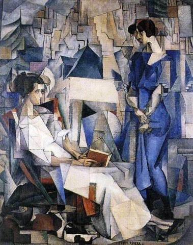 Retrato de duas mulheres - 1914