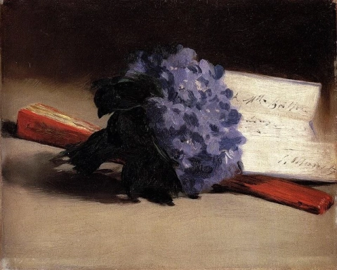 Boeket viooltjes, 1872