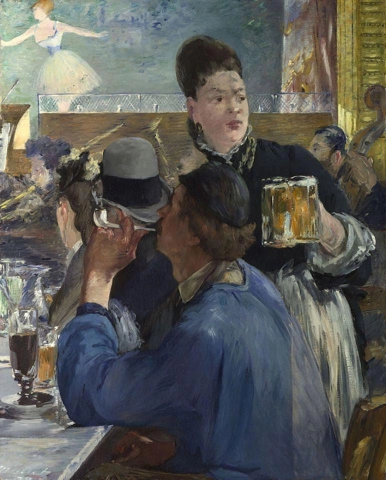 Уголок кафе, концерт - 1878-80 гг.