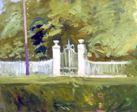 Puerta y valla del Reino Verde Saint-cloud 1907