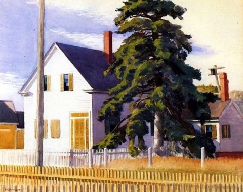 Haus mit großer Kiefer 1935