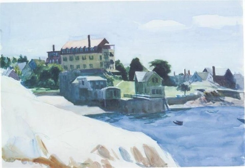 Kleine stad aan Cove 1923