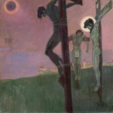 Korsfästelse med mörkare sol 1907