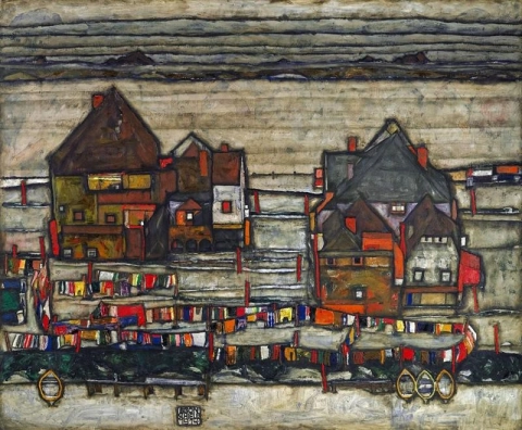 Houses with Laundry (Seeburg), 1914