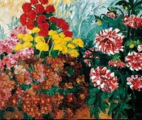 Jardín con flores de otoño, 1934