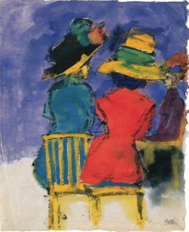 Damer i kafeen 1910-11
