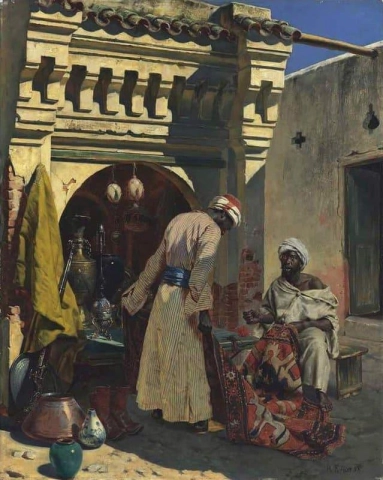 Il commerciante di tappeti 1888
