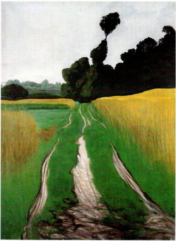 Chemin Sous La Pluie 1914