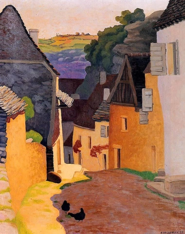 Paisaje de Rocamadour 1925