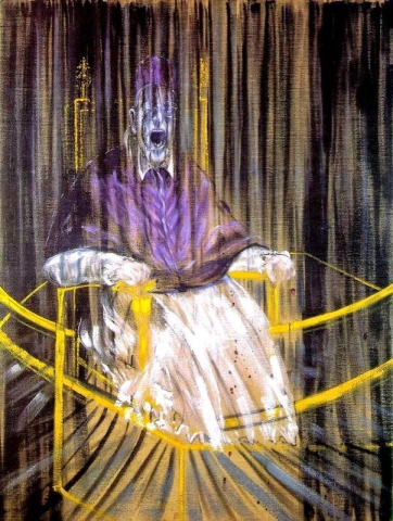 Этюд по мотивам картины Веласкеса - Портрет Папы Иннокентия