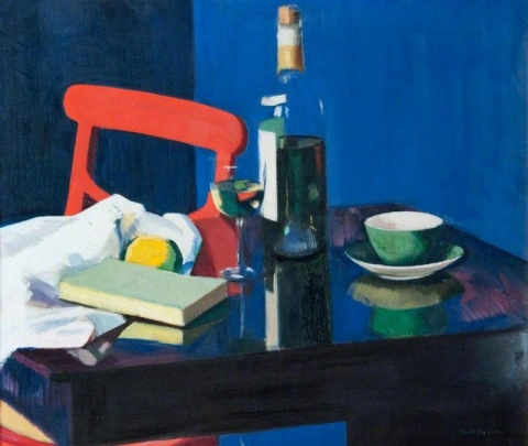 Francis Campbell Boileau Cadell, Still Life and Rosechatel, 1924