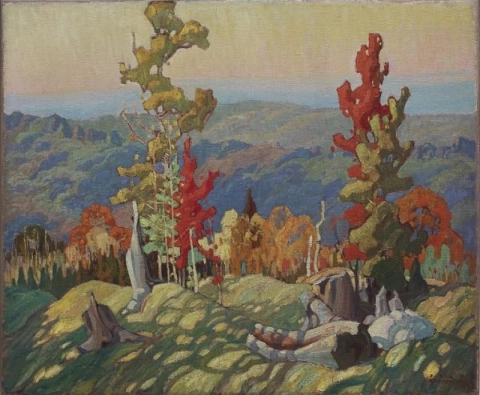 Franklin Carmichael, outono festivo, 1921