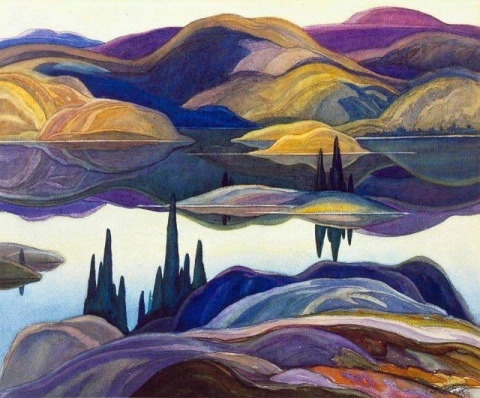 Франклин Кармайкл Зеркальное озеро - 1929 год.
