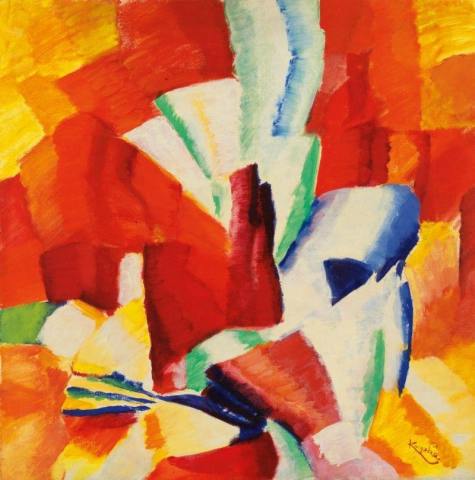 Study On Red Background 1919