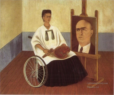 Self-portrait With The Portrait Of Doctor Farill