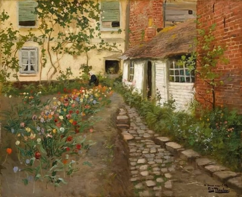 Un camino de jardín, 1892