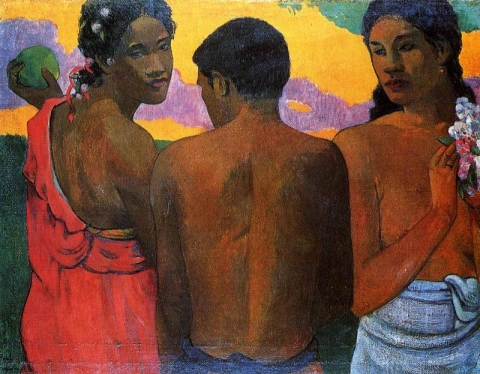 Tre tahitianere