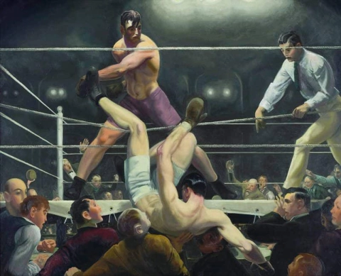 George Bellows Dempsey And Firpo - 1924