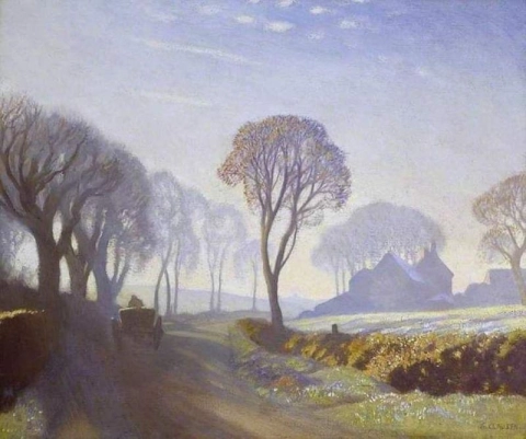George Clausen Road Winter Morning 1923