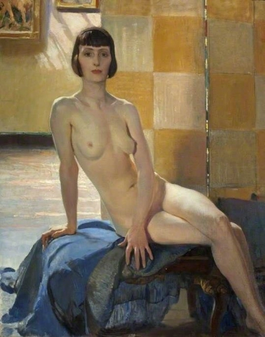 George Spencer Watson Sunlight nudo - 1920 circa
