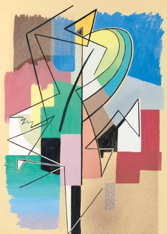 Gino Severini, Abstract Dancer C. 1958