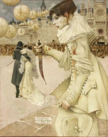 Gustav-adolf Mossa, Pierrot s'en Va 1906